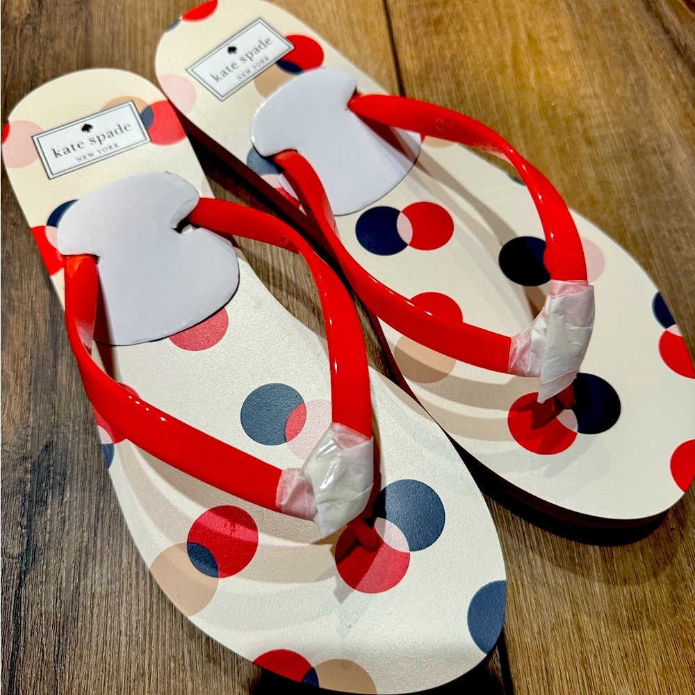 Kate Spade Flip Flops Size 10